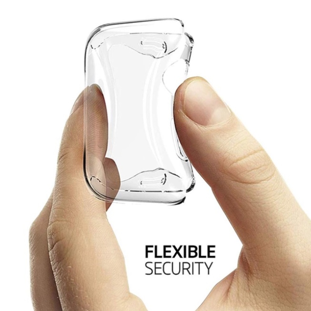 NEW Clear Apple Watch Protective Bumper Case Cover - Picture 2 of 8